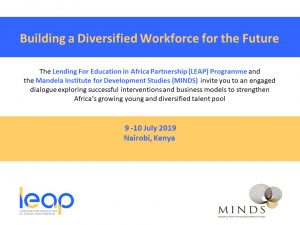 MINDS and LEAP to host High-Level Dialogue: Building a Diversified ...